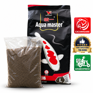 bao cám thức ăn cá koi aqua master color