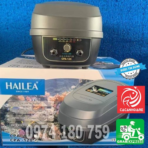 Máy sủi oxy Hailea CP hoạt động êm ái
