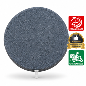 đĩa đá sủi khí dùng trong hồ cá. đường kính 20 cm, sủi khí được 2 mặt