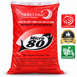 cám micro 80 dùng cho cá giống và cá cản nhỏ